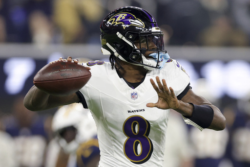 Lamar Jackson boasts a 23-1 record versus the NFC, facing a tough challenge from the Philadelphia Eagles.