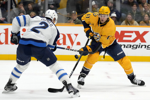 Roman Josi nets two goals in Predators’ 4-1 victory over Jets