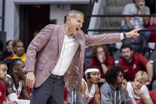 Sears nets 20 points as No. 2 Alabama dominates UNC Asheville 110-54 in first game of the season