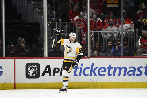 Malkin nets a goal as Penguins triumph over Capitals in 95th showdown between Crosby and Ovechkin