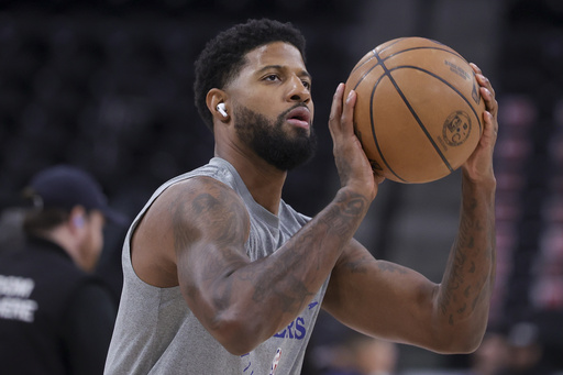 Paul George faces boos during his return to Los Angeles after departing from the Clippers to sign with the 76ers.