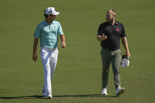 McIlroy shares top spot with Hojgaard and Rozner following round three in Dubai, while temperamental Hatton slips down the rankings.