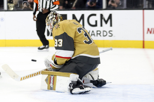 Howden and Barbashev each net two goals in Golden Knights’ 4-3 victory over top-ranked Jets.