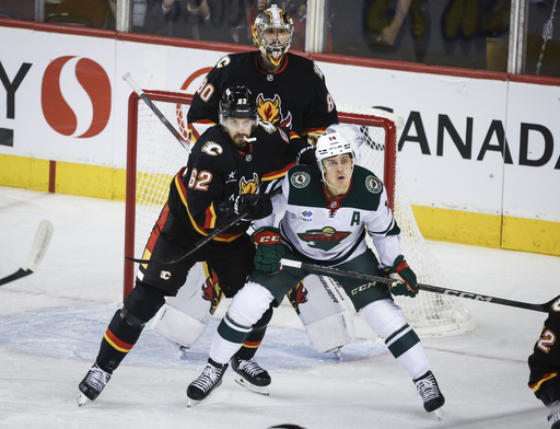 Andersson nets decisive shootout goal as Flames fend off Wild’s late rally for a 4-3 victory