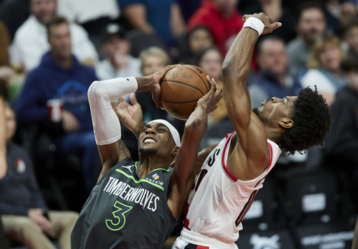 Sharpe and Clingan lead the Trail Blazers to a 106-98 win against the Timberwolves