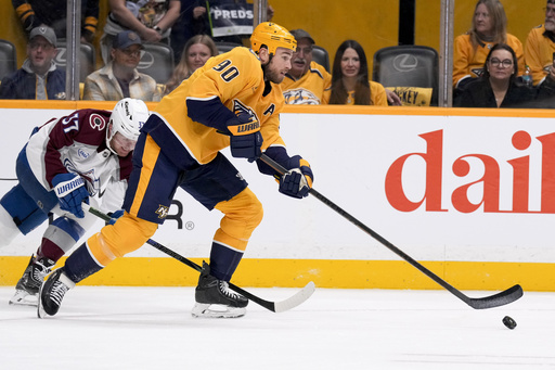 Josi and Stamkos propel Predators to 5-2 victory against Avalanche