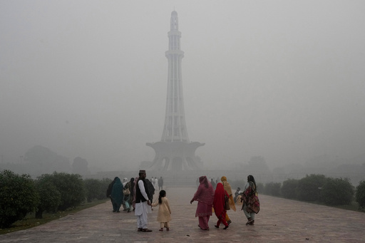 Pakistani districts shut down parks, zoos, and schools as residents suffer from unprecedented levels of smog.