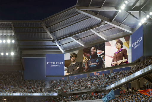 New York City FC’s stadium adjacent to Citi Field will be named Etihad Park, honoring the UAE airline.