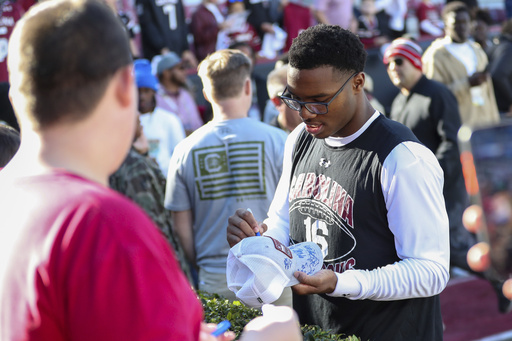 Freshman Sellers impresses once more in No. 19 South Carolina’s 56-12 victory against Wofford