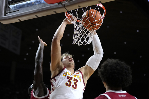 Jones contributes 20 points from the bench, while Lipsey adds 17 as No. 5 Cyclones defeat IU Indianapolis 87-52