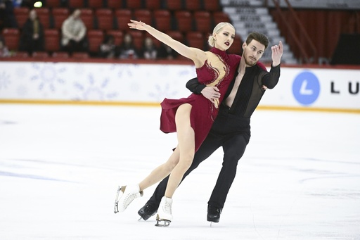 Stellato-Dudek and Deschamps claim victory in pairs at Finlandia Trophy, showcasing their world champion skills.