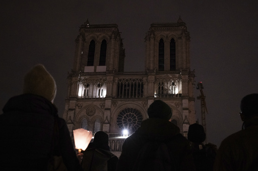 Statue of Virgin Mary, emblem of strength, makes its way back to Notre Dame Cathedral five years post-fire