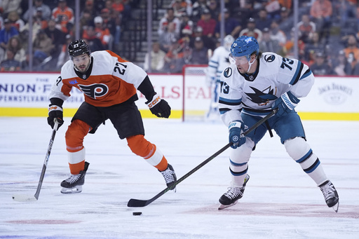 Matvei Michkov leads the Flyers to a 4-3 shootout victory over the Sharks