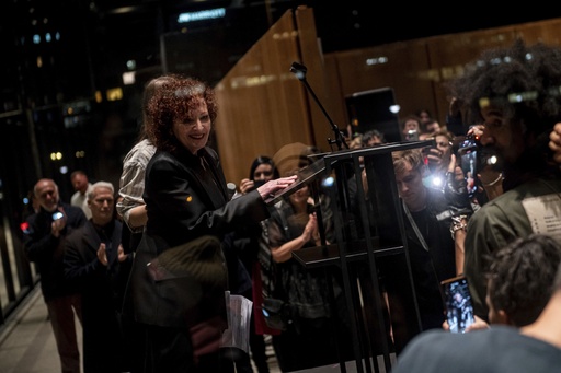 Nan Goldin, the American photographer, inaugurates her Berlin exhibition with a passionate address condemning Israel.