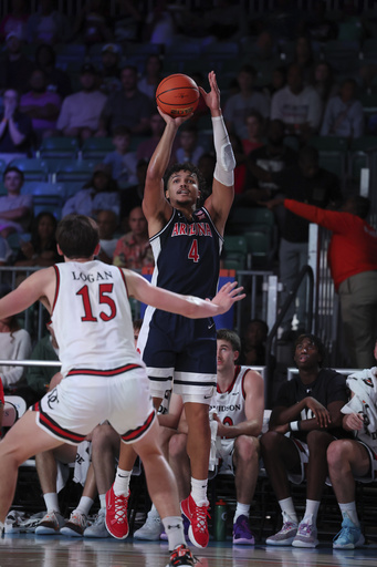 Dell’Orso and Love shine as No. 24 Arizona defeats Davidson 104-71 in the Battle 4 Atlantis