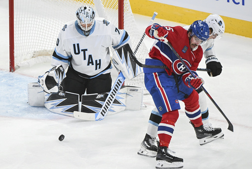 Sergachev nets game-winning goal in overtime, Utah Hockey Club tops Canadiens 3-2