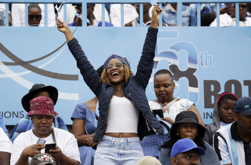 Thousands gather for the swearing-in of Botswana’s new leader, emphasizing the need for unity.