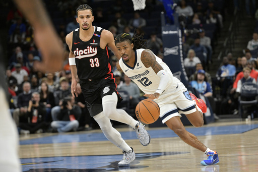 Morant scores 22 points and records 11 assists in comeback as Grizzlies triumph over Trail Blazers 123-98