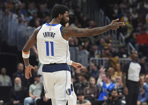 Kyrie Irving of the Mavericks misses game against the Jazz due to right shoulder strain