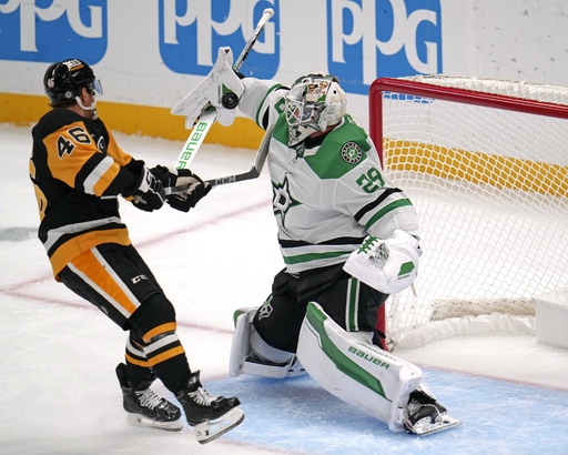 Miro Heiskanen drives quick opening for Stars in 7-1 win against the Penguins