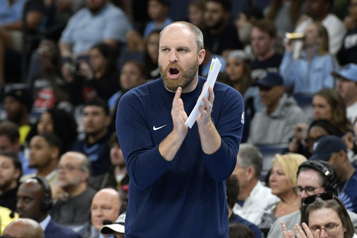 Taylor Jenkins achieves milestone as Grizzlies’ all-time winningest coach with win against Philadelphia