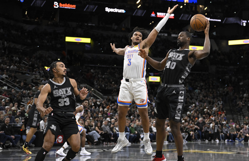 Johnson and Barnes lead Spurs to first NBA Cup win, defeating Thunder 110-104