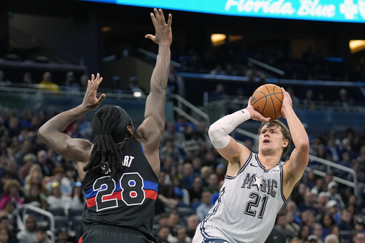 Wagner’s 30 Points Propel Magic to 111-100 Victory Over Pistons