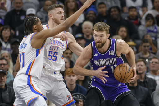 Shai Gilgeous-Alexander nets 37 points while Thunder’s reserves add 40 in OKC’s 130-109 victory over the Kings.