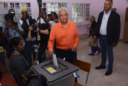 Mauritius conducts elections as the incumbent party aims for re-election.