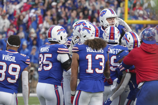 Bass’ 61-yard kick secures thrilling 30-27 victory for Allen and Bills against Tagovailoa’s Dolphins.