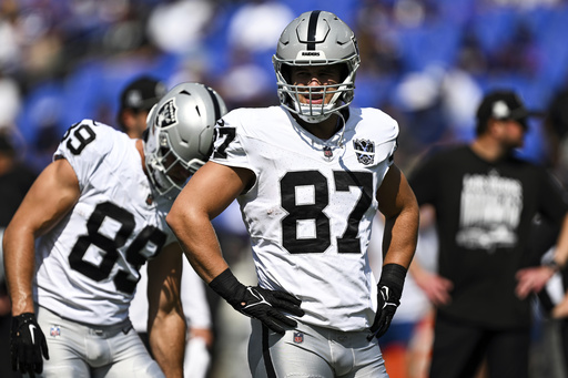 Raiders tight end Michael Mayer makes comeback after six-game absence due to personal matters.