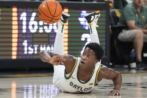 Celestine guides six teammates in scoring double digits as No. 12 Baylor secures a 104-41 victory against Tarleton State