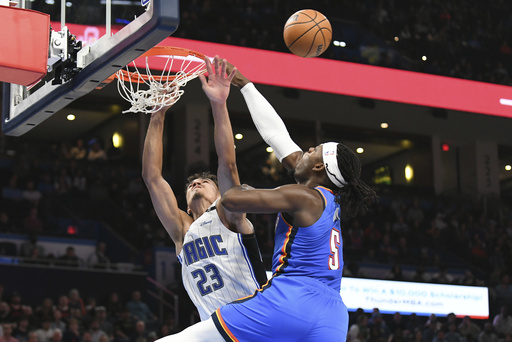 Williams and Gilgeous-Alexander lead Thunder to victory over Magic, advancing to 7-0