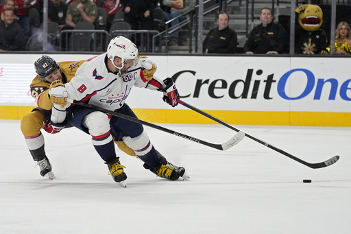 Ovechkin achieves first hat trick of the year in Capitals’ 5-2 victory over Vegas