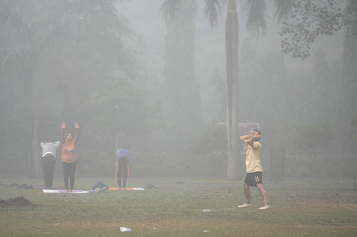 Frequent visitors to Lodhi Garden in New Delhi assert that high pollution levels won’t drive them away.