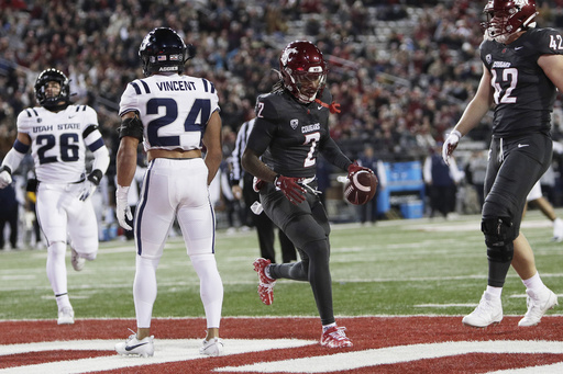 Ranked 20th, Washington State defeats Utah State 49-28