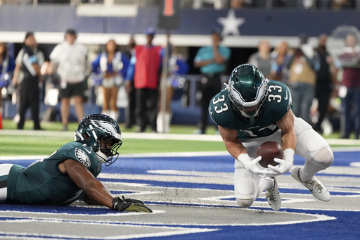 Ezekiel Elliott makes comeback for Cowboys following suspension but suffers a crucial fumble against Eagles