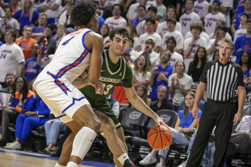 Alex Condon achieves personal best with 23 points in No. 21 Florida’s 81-60 victory over Jacksonville