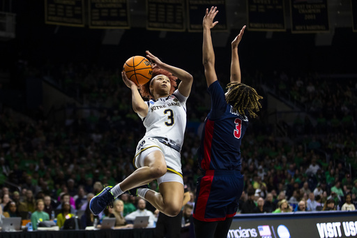 Hannah Hidalgo adopts a determined strategy to enhance her skills for No. 6 Notre Dame.