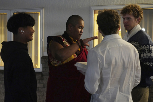 Young Buddhist lama marks final U.S. birthday prior to entering monastery in the Himalayas.