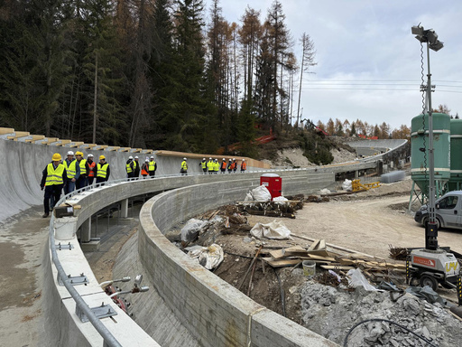 Cortina’s contentious sliding track for the 2026 Olympics is evolving as the deadline nears.