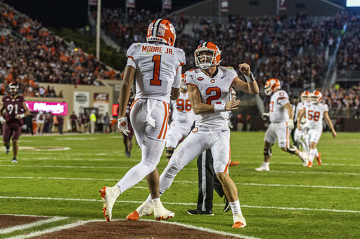 Clemson’s Klubnik faces off against South Carolina’s Sellers this Saturday with a spot in the CFP at stake.