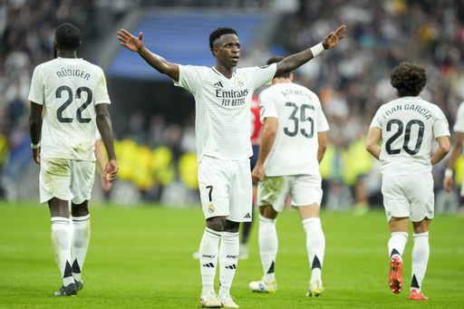 Vinícius scores three goals in victory as three Real Madrid players suffer injuries