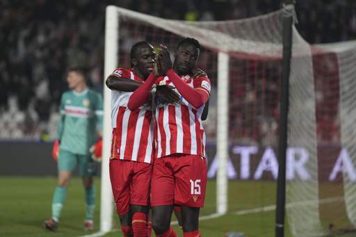 Silas, the forward on loan from Red Star, nets a goal versus his parent team Stuttgart in the Champions League.