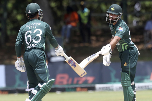 Pakistan opts to bat after winning the toss in the last ODI match against Zimbabwe.