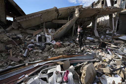 Lebanese families returning home confront heaps of debris.