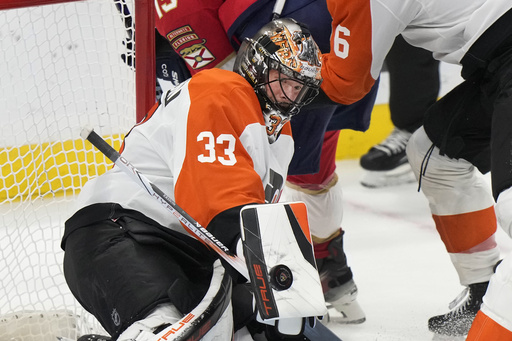 Rodrigues nets crucial shootout goal, leading Panthers to a 4-3 victory over Flyers for their seventh consecutive win