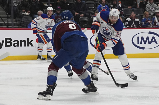 Nugent-Hopkins contributes a goal and an assist, while Skinner makes 27 saves in Oilers’ 4-1 victory over Avalanche.