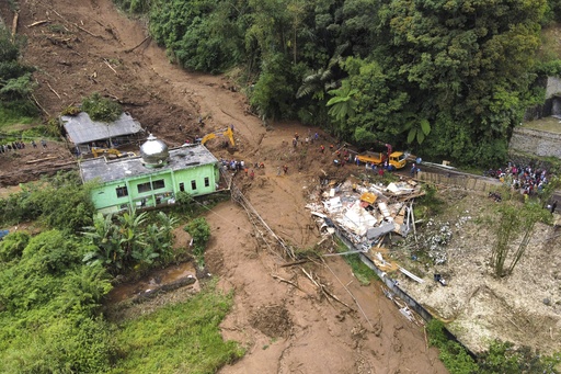 Sumatra Island in Indonesia faces deadly landslides and flash floods, with 16 fatalities and 6 individuals unaccounted for.