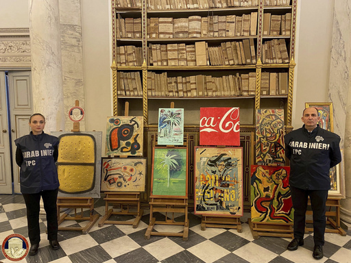 Italian authorities uncover European network of counterfeit art featuring works by Banksy, Warhol, and Modigliani